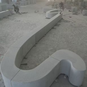 邯郸 花岗岩整石坐凳拼装