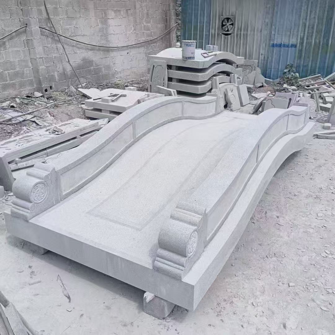 邯郸 芝麻灰花岗岩园林景观 小石桥