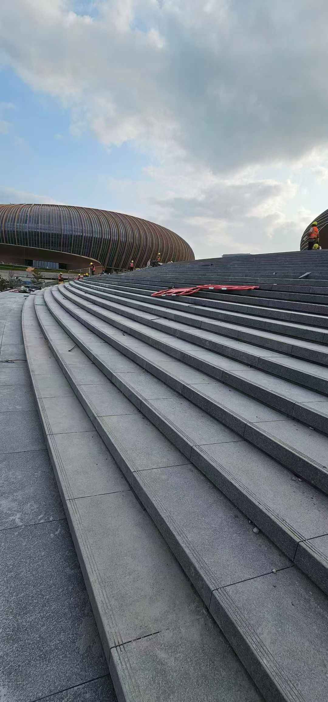 邯郸 弧形整石台阶铺装效果图