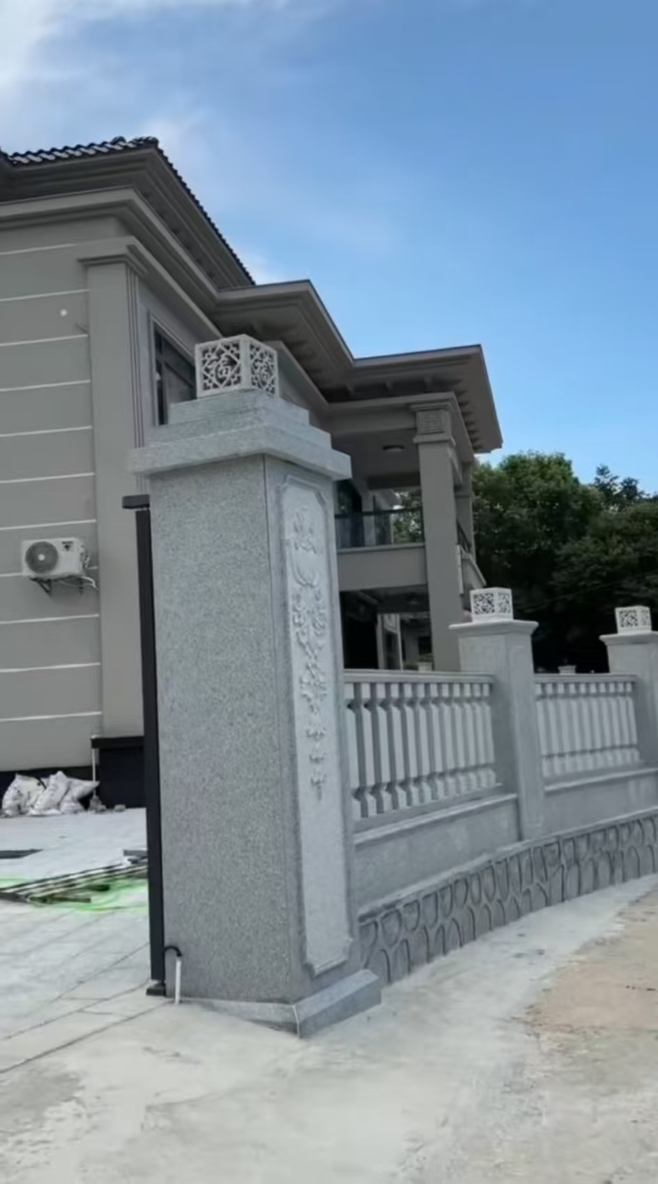 邯郸 芝麻白别墅围墙栏杆，私人订制