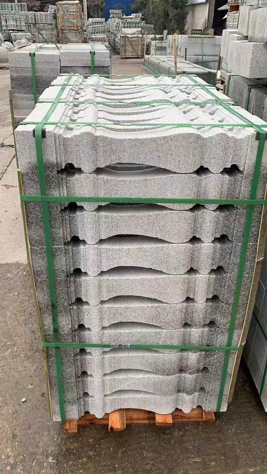 邯郸 芝麻白方形拉丝面，栏杆花瓶柱