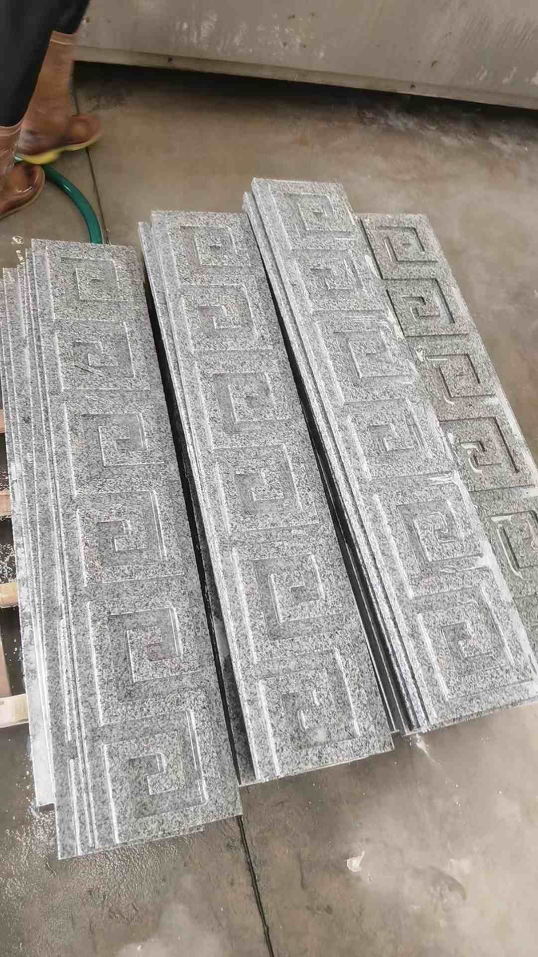 邯郸 别墅回纹线条，雕刻