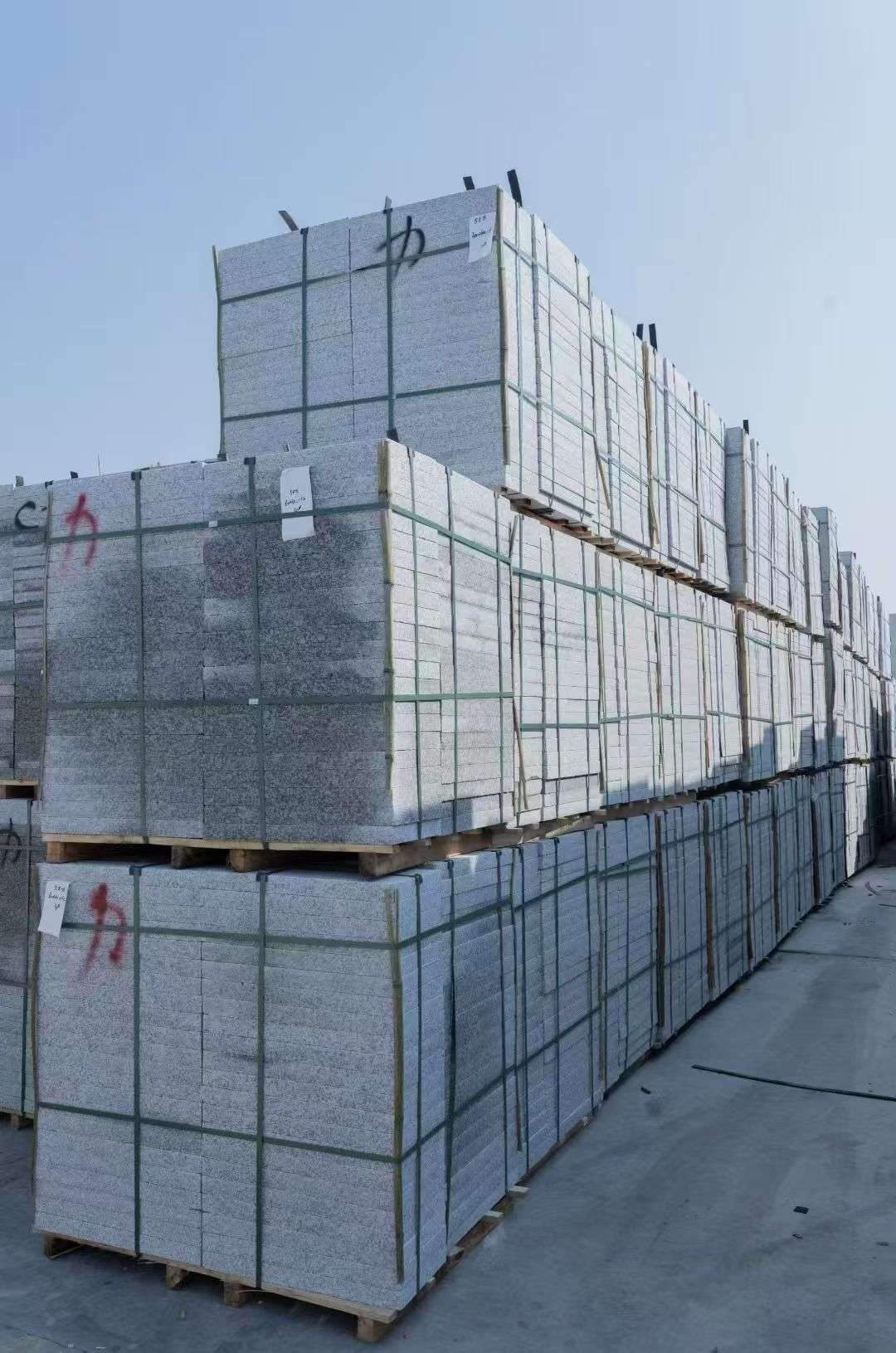 邯郸 芙蓉白、大花白、小白花荔枝面成品地铺石