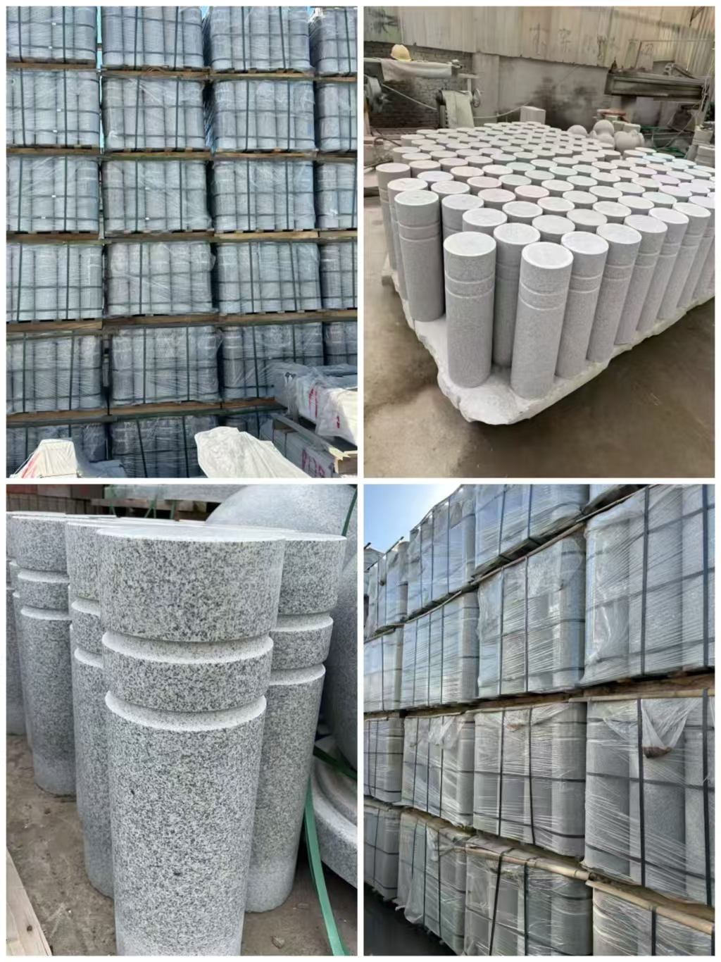 邯郸 芝麻白花岗岩挡车柱、隔离柱多少钱